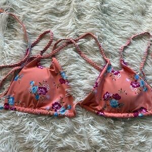 Zaful Pink Floral Bikini